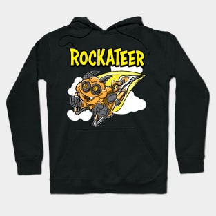 RocKATeer flying through the sky Hoodie